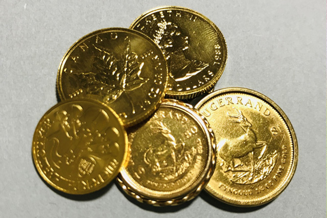 世界で流通する金貨と金貨買取の方法