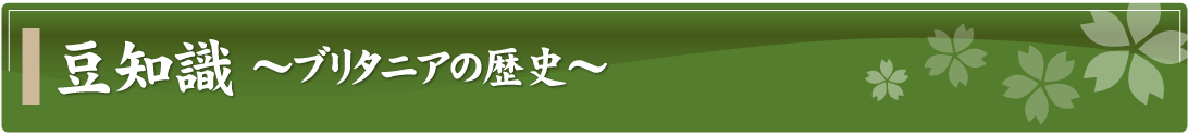 豆知識～ブリタニアの歴史～