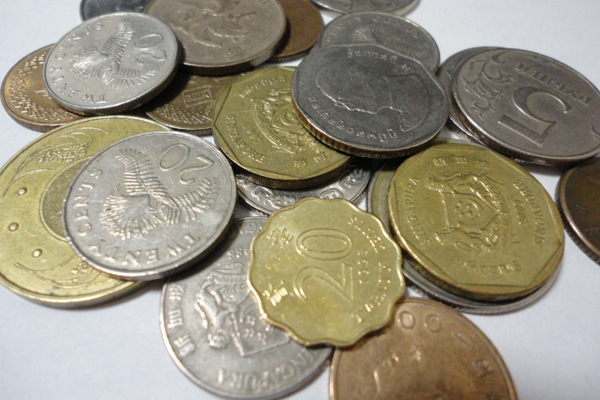 外国のコインの種類について